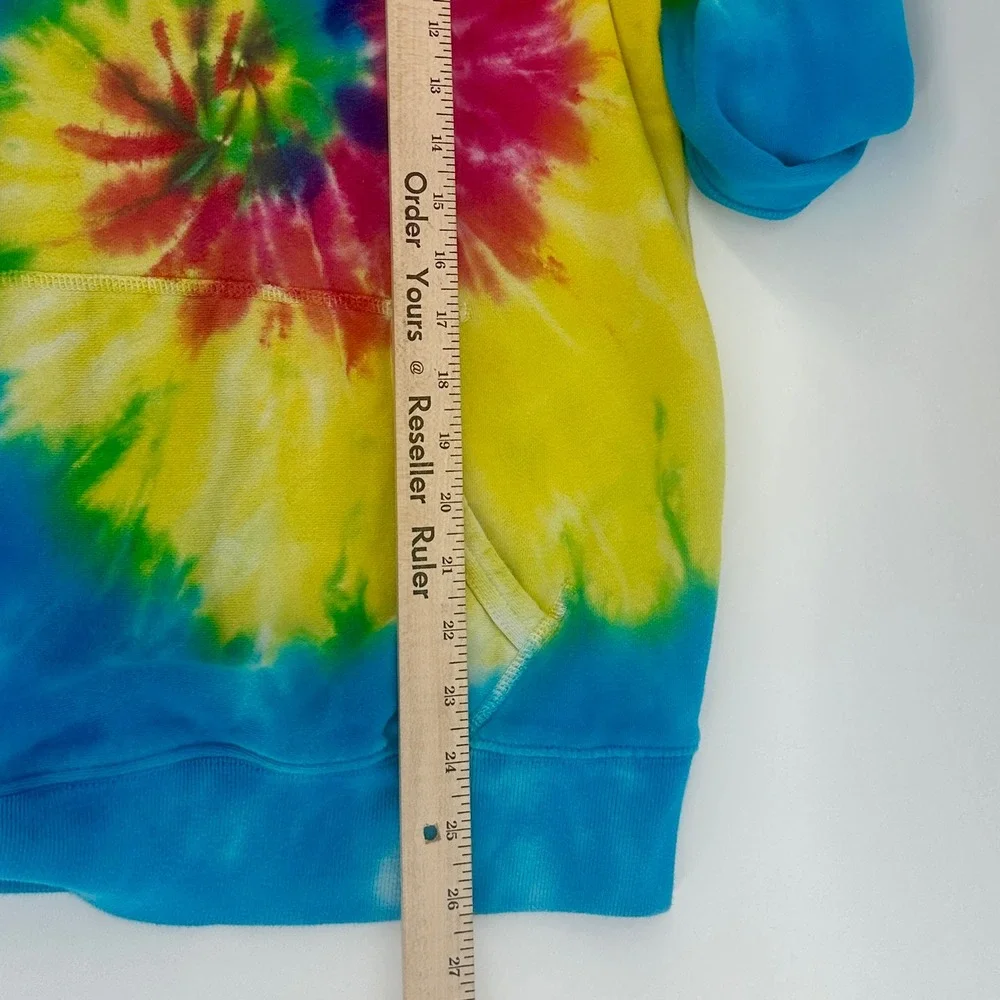 Polo Ralph Lauren Hoodie Mens Medium Tie Dye Regular Fit Pony Logo Fleece Cotton